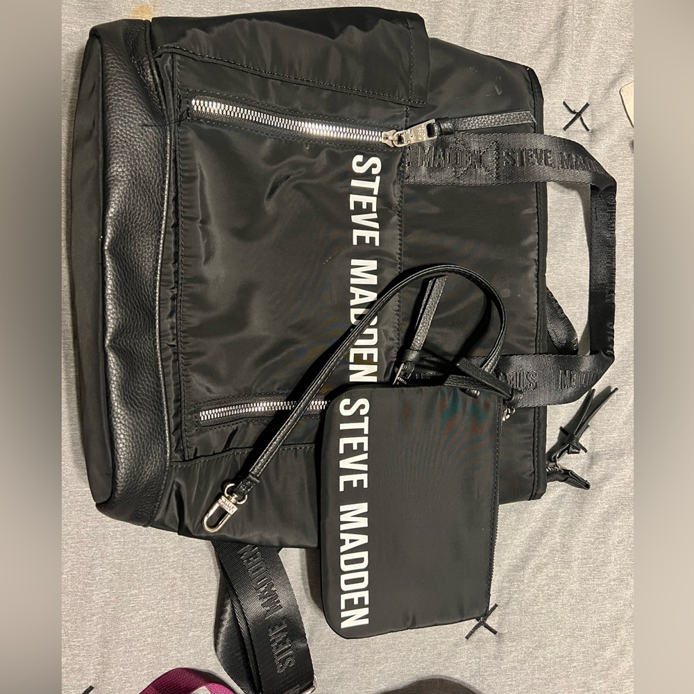 Steve Madden Backpack With Matching Wallet - image 1